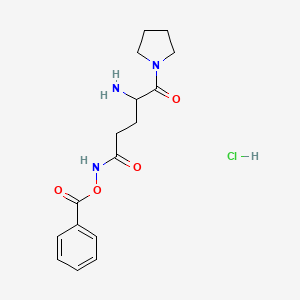 molecular formula C16H22ClN3O4 B12282564 Dipeptidylpeptidase IV Inhibitor II 