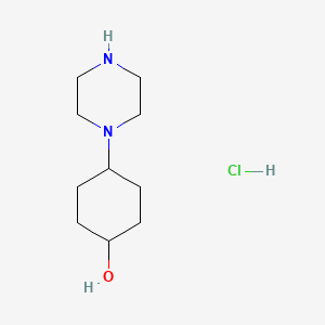 cis-4-Piperazin-1-yl-cyclohexanol hydrochloride