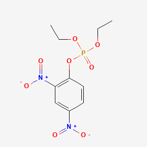 molecular formula C10H13N2O8P B1228259 2,4-Dinitrophenyl diethyl phosphate CAS No. 54436-53-2