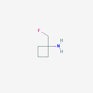 1-(Fluoromethyl)cyclobutan-1-amine