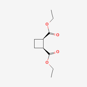 molecular formula C10H16O4 B12282601 diethyl (1R,2S)-cyclobutane-1,2-dicarboxylate 