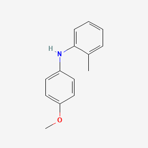 molecular formula C14H15NO B12282608 N-(4-methoxyphenyl)-2-methylaniline 