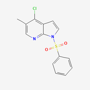 1-(benzenesulfonyl)-4-chloro-5-methyl-1H-pyrrolo[2,3-b]pyridine