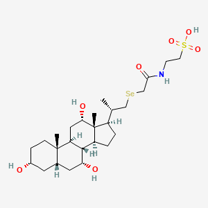 molecular formula C26H45NO7SSe B1228264 牛磺胆酸 CAS No. 75018-71-2