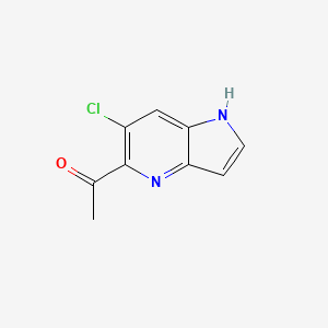 1-(6-chloro-1H-pyrrolo[3,2-b]pyridin-5-yl)ethanone