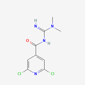 N'-[(2,6-Dichloropyridin-4-yl)carbonyl]-N,N-dimethylguanidine