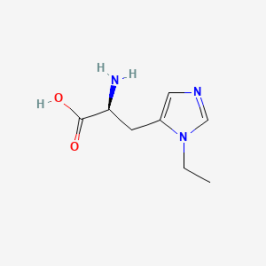 molecular formula C8H13N3O2 B1228269 3-乙基组氨酸 CAS No. 35166-49-5