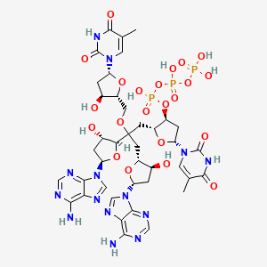 molecular formula C40H51N14O22P3 B1228270 d(T-A-T-A) CAS No. 39726-35-7