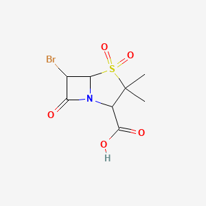 6-Bromo-3,3-dimethyl-4,4,7-trioxo-4lambda6-thia-1-azabicyclo[3.2.0]heptane-2-carboxylic acid