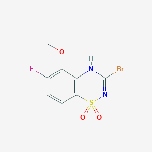 3-Bromo-6-fluoro-5-methoxy-4H-benzo[e][1,2,4]thiadiazine 1,1-dioxide