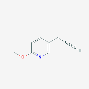 2-Methoxy-5-(prop-2-YN-1-YL)pyridine