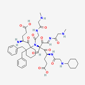 molecular formula C50H68N8O12 B1228275 Cyclex-2E CAS No. 73243-41-1