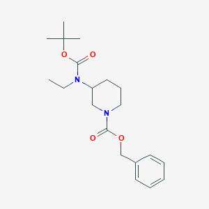 Benzyl 3-(tert-butoxycarbonyl(ethyl)amino)piperidine-1-carboxylate