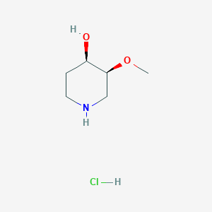 (3S,4R)-3-methoxypiperidin-4-ol;hydrochloride