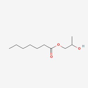 molecular formula C10H20O3 B12282844 2-Hydroxypropyl heptanoate CAS No. 7249-54-9