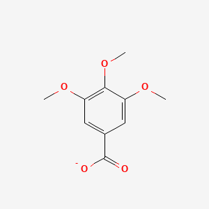 molecular formula C10H11O5- B1228286 3,4,5-三甲氧基苯甲酸 