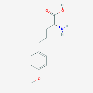 molecular formula C12H17NO3 B12282865 (R)-2-Amino-5-(4-methoxyphenyl)pentanoic acid 