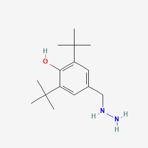 molecular formula C15H26N2O B12282868 3,5-DI-Tert-butyl-4-hydroxy-benzyl-hydrazine CAS No. 6392-47-8