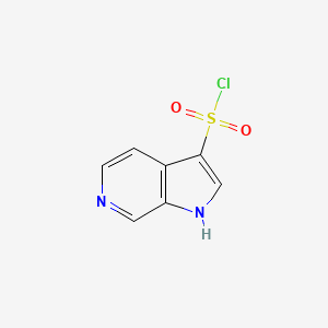 1H-pyrrolo[2,3-c]pyridine-3-sulfonyl chloride