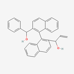 1-[1-[2-[Hydroxy(phenyl)methyl]naphthalen-1-yl]naphthalen-2-yl]prop-2-en-1-ol