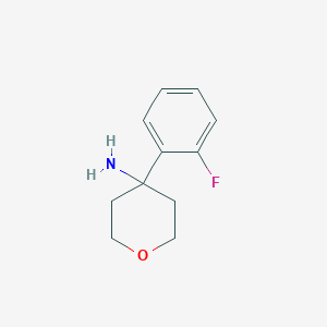 4-(2-Fluorophenyl)tetrahydro-2H-pyran-4-amine