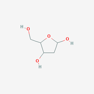 molecular formula C5H10O4 B12282953 5-(Hydroxymethyl)oxolane-2,4-diol 