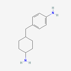 molecular formula C13H20N2 B12283003 Benzenamine, 4-[(4-aminocyclohexyl)methyl]- CAS No. 879553-01-2