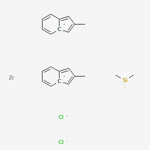 molecular formula C22H24Cl2SiZr-4 B12283004 CID 155886518 