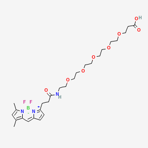 molecular formula C27H40BF2N3O8 B12283007 BDP FL-PEG5-acid 