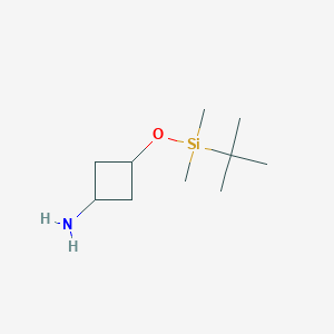 3-((tert-Butyldimethylsilyl)oxy)cyclobutan-1-amine