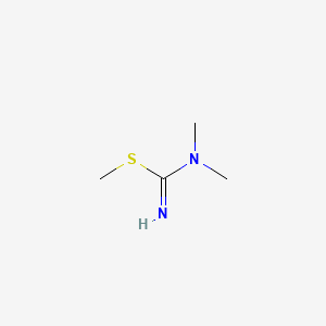 Carbamimidothioic acid, N,N-dimethyl-, methyl ester