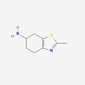 2-Methyl-4,5,6,7-tetrahydro-1,3-benzothiazol-6-amine