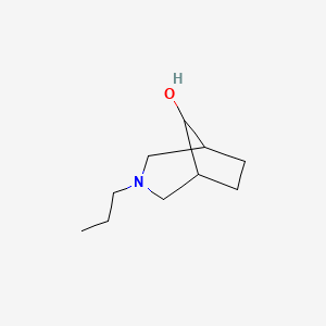 3-Propyl-3-azabicyclo[3.2.1]octan-8-ol