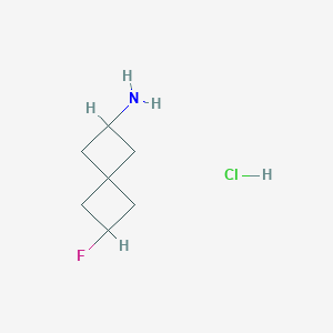 2-Fluorospiro[3.3]heptan-6-amine;hydrochloride