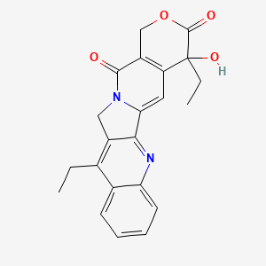 molecular formula C22H20N2O4 B12283188 7-Ethyl-20(R)-camptothecin 