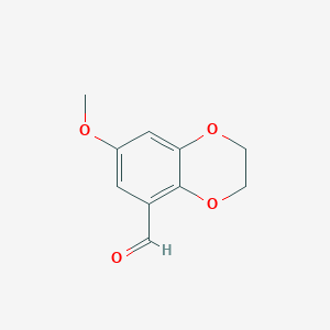 7-Methoxy-2,3-dihydrobenzo[b][1,4]dioxine-5-carbaldehyde