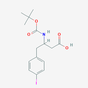 3-(Boc-amino)-4-(4-iodophenyl)butyric Acid