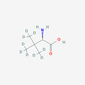 molecular formula C6H13NO2 B12283283 3-Methyl-L-valine-d9 