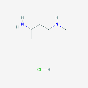 molecular formula C5H15ClN2 B12283298 [(3S)-3-aMinobutyl](methyl)amine hydrochloride 