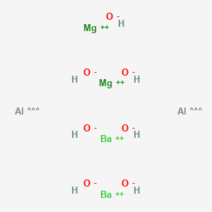 molecular formula Al2Ba2H7Mg2O7+ B12283327 CID 167996641 