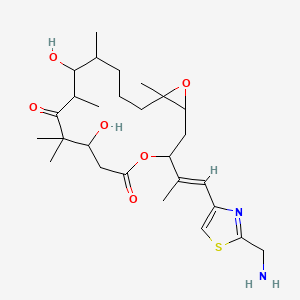 (1S,3S,7S,10R,11S,12S,16R)-3-[(1E)-2-[2-(Aminomethyl)-4-thiazolyl]-1-methylethenyl]-7,11-dihydroxy-8,8,10,12,16-pentamethyl-4,17-dioxabicyclo[14.1.0]heptadecane-5,9-dione