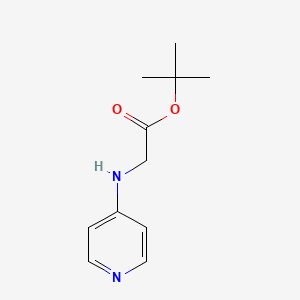 molecular formula C11H16N2O2 B12283352 Pyridin-4-yl-glycine tert-butyl ester CAS No. 1430839-94-3