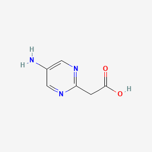 2-(5-Aminopyrimidin-2-yl)acetic acid