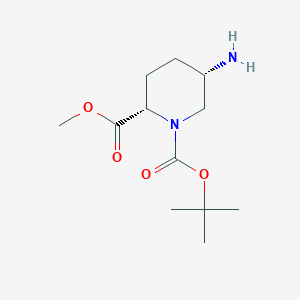 1-(tert-Butyl) 2-methyl (2S,5S)-5-aminopiperidine-1,2-dicarboxylate