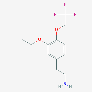 2-[3-Ethoxy-4-(2,2,2-trifluoroethoxy)phenyl]ethanamine