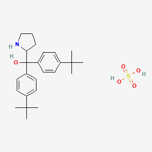 (2S)-(4,4'-Diisobutylphenyl)pyrrolidine methanol sulfate