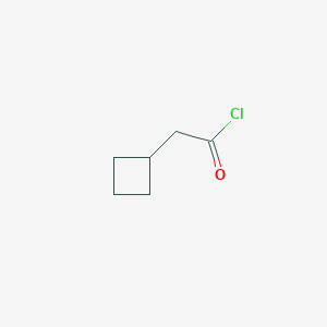 molecular formula C6H9ClO B12283461 Cyclobutylacetyl chloride CAS No. 59543-38-3