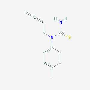 B122835 N-Buta-2,3-dien-1-yl-N-(4-methylphenyl)thiourea CAS No. 155304-03-3