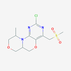 (6aS,10R)-2-Chloro-10-methyl-4-[(methylsulfonyl)methyl]-6a,7,9,10-tetrahydro-6H-[1,4]oxazino[4,3-d]pyrimido[5,4-b][1,4]oxazine