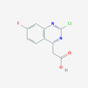 2-Chloro-7-fluoroquinazoline-4-acetic Acid